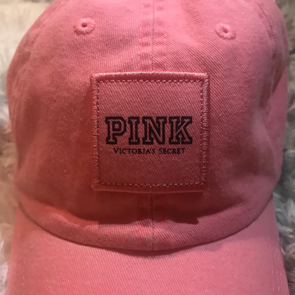 Pink (Victoria Secrets) pink hat.